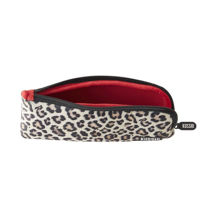 The pencil case is designed to keep mascaras, eyebrow or eyeliner pencils, longer beauty tools, and glasses more protected and organized. Portable and machine washable with a high-quality zip closure that opens wide for visibility, this is the ideal travel companion to keep you on point. Cute Car Accessories, The Pencil, Red Interiors, Pencil Eyeliner, Pink Leopard, Cute Cars, Beauty Collection, Daily Essentials, Weekend Trips