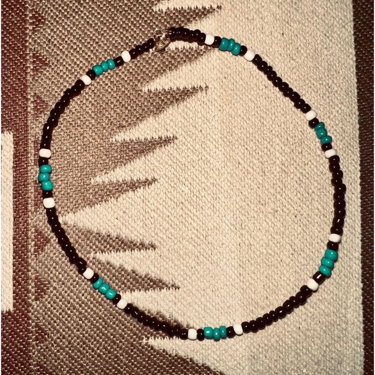 Hand Crafted, Beaded Choker Necklace Western Seed Bead Necklace Patterns, Beaded Western Necklace, Beaded Choker Ideas, Western Beaded Jewelry, Seed Bead Necklace Ideas, Western Choker Necklace, Beaded Neckless, Western Beaded Necklace, Western Diy