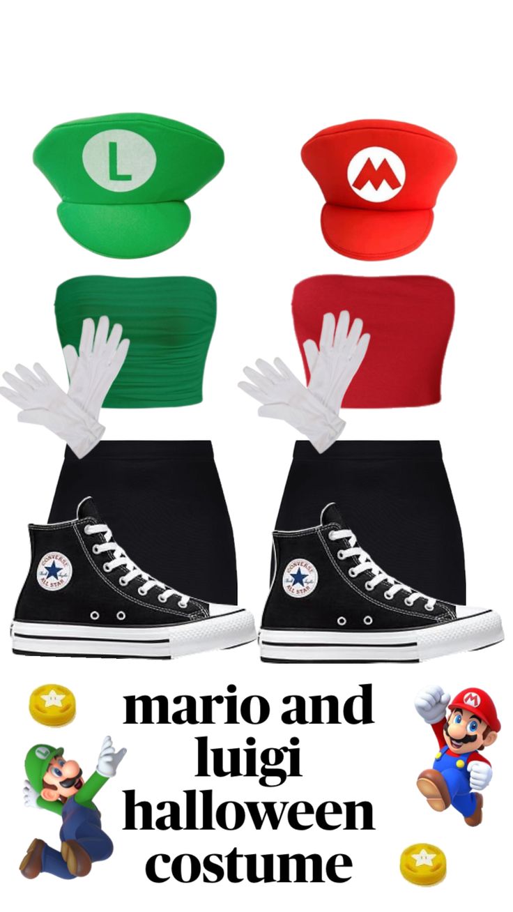 mario and luigi's halloween costume is featured in this ad for the nintendo store