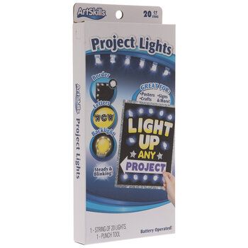 the project lights light up any project in its package with instructions to make it glow