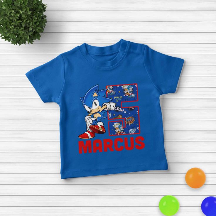 Sonic Birthday Shirt, Sonic Shirt, Sonic Birthday Shirt, Sonic Party Shirt, Sonic Shirt, Sonic Movie, Birthday Shirt For Boy C-16052205 👏CONGRATULATIONS You have found an online shop with reasonable prices, amazing quality, and fast shipping  We offer shirts for VACATIONS, HOLIDAYS, EVENTS, FAMILY REUNIONS, BIRTHDAYS, MOTHER'S DAY, FATHER'S DAY, GRADUATIONS, FUNNY T-SHIRTS as well as CUSTOM T-SHIRTS.  💖Description💖  --About this T-shirt--  👉Our Adult Unisex T-Shirt brand is BELLA CANVAS Avai Blue Short Sleeve T-shirt For First Birthday, First Birthday Tops With Cartoon Print And Short Sleeves, Blue Crew Neck T-shirt For First Birthday, Blue Graphic Print T-shirt For First Birthday, Cartoon Print Short Sleeve Tops For First Birthday, Blue Pre-shrunk Shirt For Birthday, Blue Crew Neck Top For First Birthday, Birthday Crew Neck Shirt With Character Print, Pre-shrunk Short Sleeve Birthday Shirt