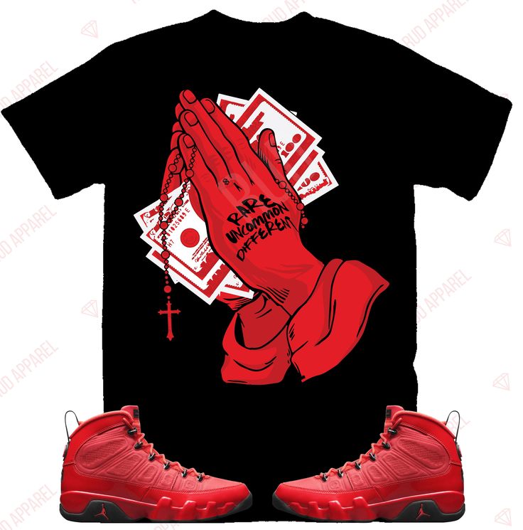 Custom Designed Sneaker T Shirt T-Shirt Features - Comfortable and light, premium short sleeve tee. 🔹 Premium fit 🔹100% Soft cotton 🔹Light fabric (4.3 oz/yd² (146 g/m 🔹Tear away label Shoes Not Included Custom Made - Not Adidas, Nike, or Jordan Brand Sneaker Tee, Sneaker T-Shirt The sneakers/shoes are not being sold in this product. You are only purchasing the tshirt/hoodie/socks/sweatshirt/tank top/hat/shorts. Shoes are NOT included. The shoes displayed are sold separately elsewhere and are Red Graphic Tee For Streetwear, University Red Graphic Tee For Streetwear, University Red Graphic Tee With Short Sleeves, Casual University Red T-shirt For Streetwear, University Red Graphic T-shirt For Streetwear, University Red Graphic Print Short Sleeve T-shirt, Red Crew Neck Shirt For Streetwear, Red Short Sleeve Shirt For Streetwear, Retro 9