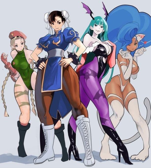 Street Fighter Tekken, Capcom Characters, Capcom Vs Snk, Yoruichi Shihouin, Capcom Vs, Cammy Street Fighter, Street Fighter Characters, Street Fighter 2, Capcom Art