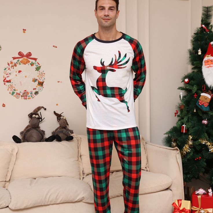 Faster shipping. Better service Party Inspo, Christmas Men, Sleep Set, Loose Pants, Cozy Christmas, Christmas Party, Reno, Reindeer, Pajama Set