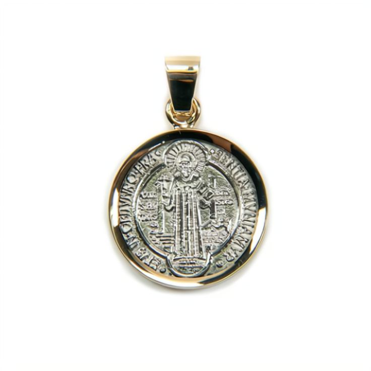 14k gold st benedict medal St Benedict Medal, Benedict Medal, St Benedict, Saint Benedict, The Meaning, Beautiful Hand, Handmade Silver, Timeless Pieces, Ideal Gift