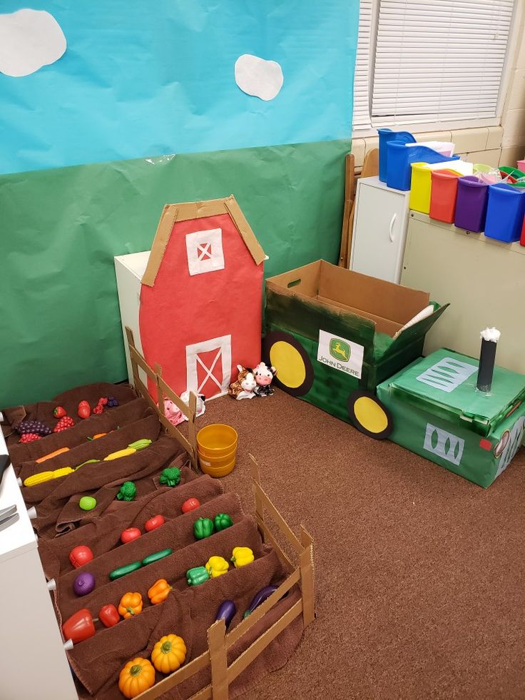 a room filled with lots of different types of toys and crafts on the floor next to each other