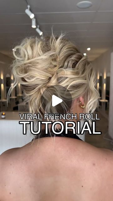 Messy Updo For Wedding, Easy Curl Updo, Updo How To Medium Hair, Updo With Money Piece, Easy Updo Tutorial For Medium Hair, Loose Wavy Updo, Updo You Can Do Yourself, Updo Hairstyles With Volume, Easy Updos For Medium Hair Tutorial Videos