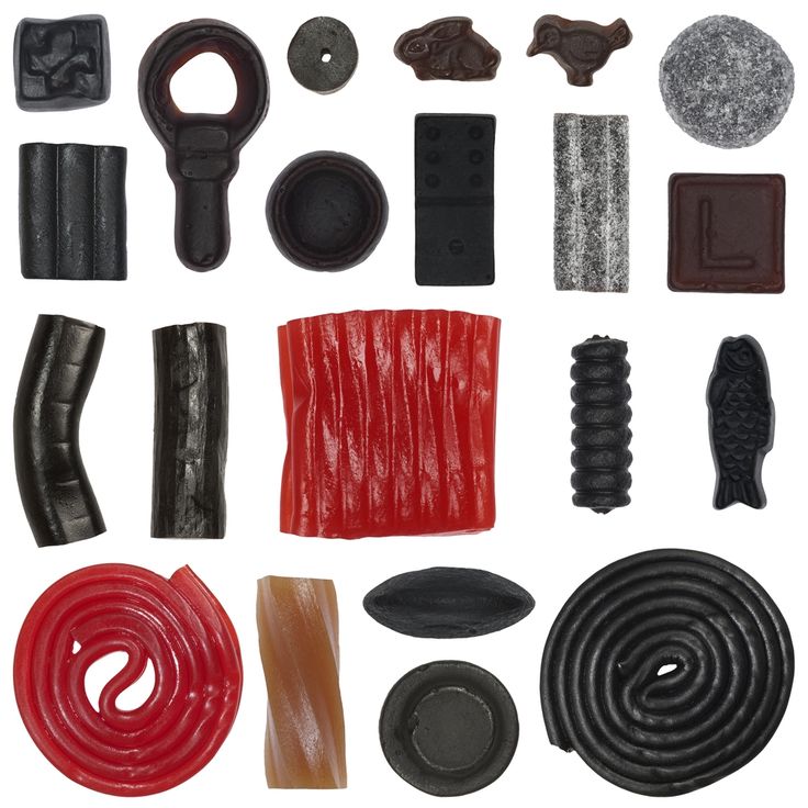 an assortment of different types of rubbers and other items on a white background with clippings