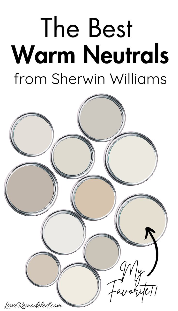 the best warm neutrals from sherylin williams for my favorite paint color swatches