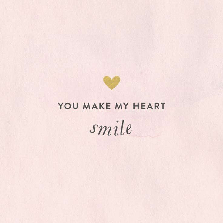 you make my heart smile card