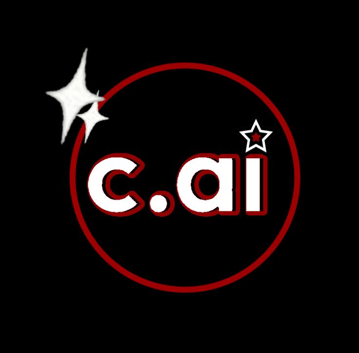 the c a i logo with three stars on it in red, white and black