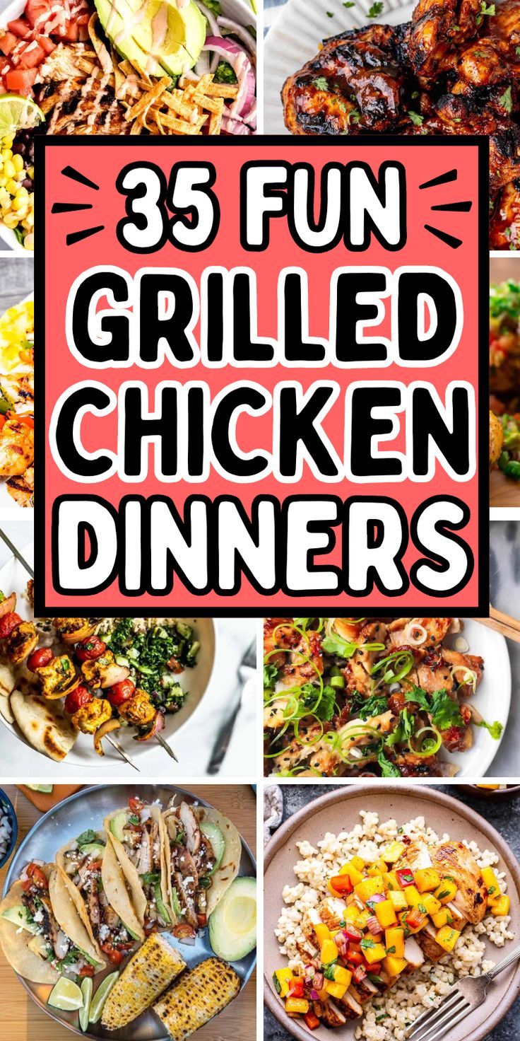 grilled bbq chicken dinner ideas Grilled Chicken Uses, Flavorful Grilled Chicken Recipes, Grill Chicken Dinner Ideas, Meals To Make With Grilled Chicken, Healthy Grilled Dinner Recipes, Keto Chicken Recipes Grilled, Grilled Chicken Menu Ideas, Easy Chicken Summer Dinner Recipes, Light Grilled Dinner