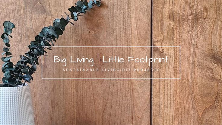 Big Living Little Footprint | DIY Projects & Sustainable Living