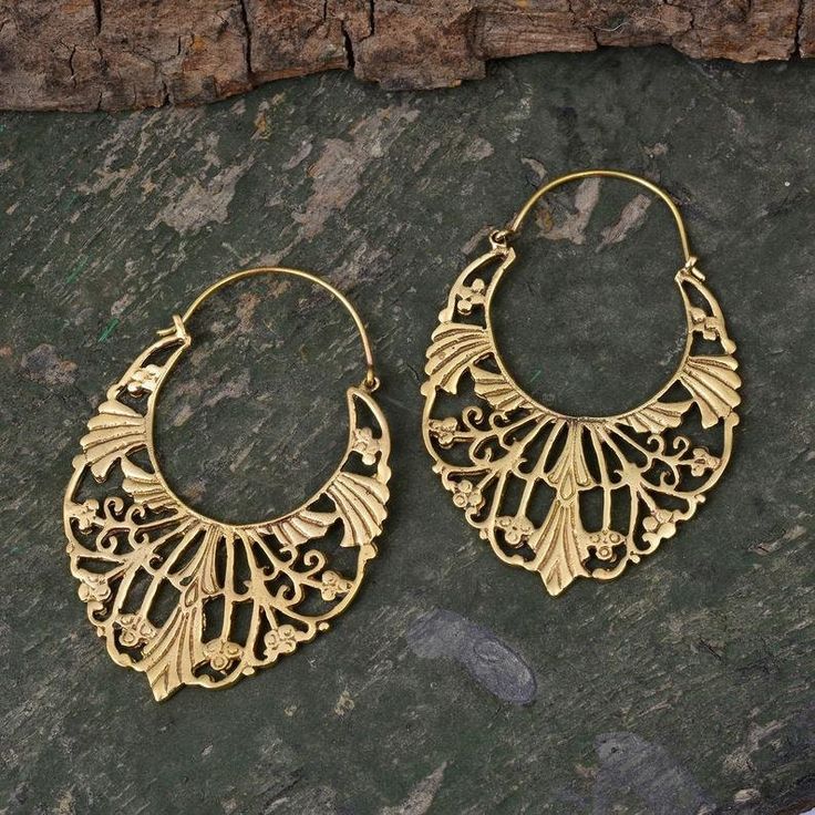 "Valentine sale*Large Mandala hoops *Brass earrings *Bohemian earrings *Hammered earrings *Mandala Earrings *Gift for her *Handmade Jewelry * Lightweight and easy to wear all day long. * Great Handmade Hoop Earrings. Unique design. * Made From Solid Brass , Tribal Inspired Design. Their design are beautiful and are a complement to any outfit. ♥Brass Health Benefits. Because brass contains copper and zinc, minerals essential for the human body, few believe that wearing brass jewelry or using bras Bohemian Round Brass Hoop Earrings, Festival Brass Hoop Earrings With Intricate Design, Bohemian Gold Plug Earrings With Intricate Design, Handmade Bohemian Small Hoop Jewelry, Bohemian Metal Hoop Plug Earrings, Bohemian Handmade Hoop Jewelry, Handmade Small Hoop Bohemian Jewelry, Bohemian Brass Earrings With Intricate Design, Bohemian Style Small Hoop Handmade Jewelry