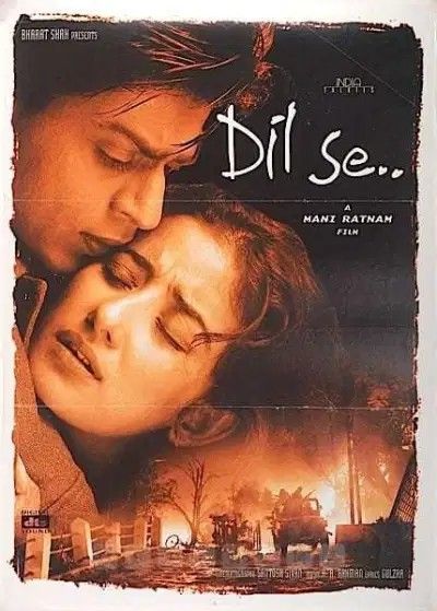 a movie poster for dil se