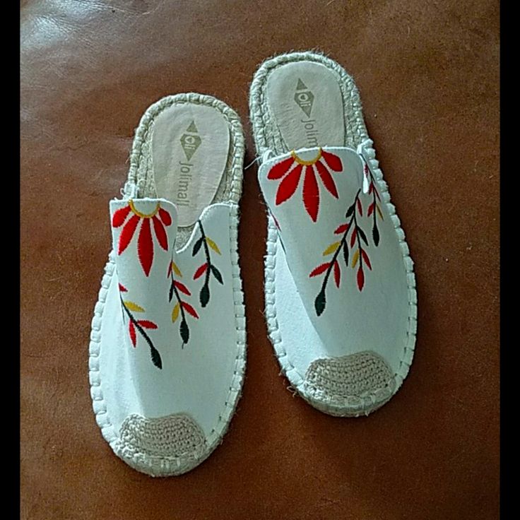 New Never Worn....Canvas...Just Pulled Out Of Storage.....Cute Cute Cute....Sadly Size Too Small Or I Would Definitely Keep Espadrille Shoes, Espadrilles, Orange, Women Shoes, Floral, Women Shopping, Color