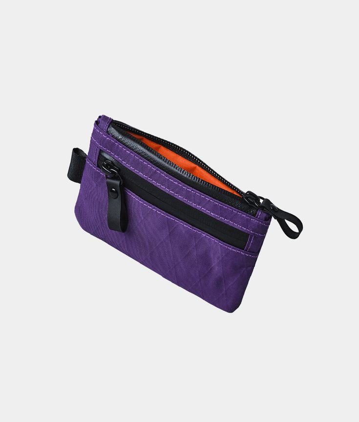 #color_Bright Purple | X-Pac VX21 Bahama Blue, Sailing Outfit, First Aid Kit, Bright Purple, Small Pouches, Zip Pouch, Bank Notes, Everyday Carry, Waterproof Fabric