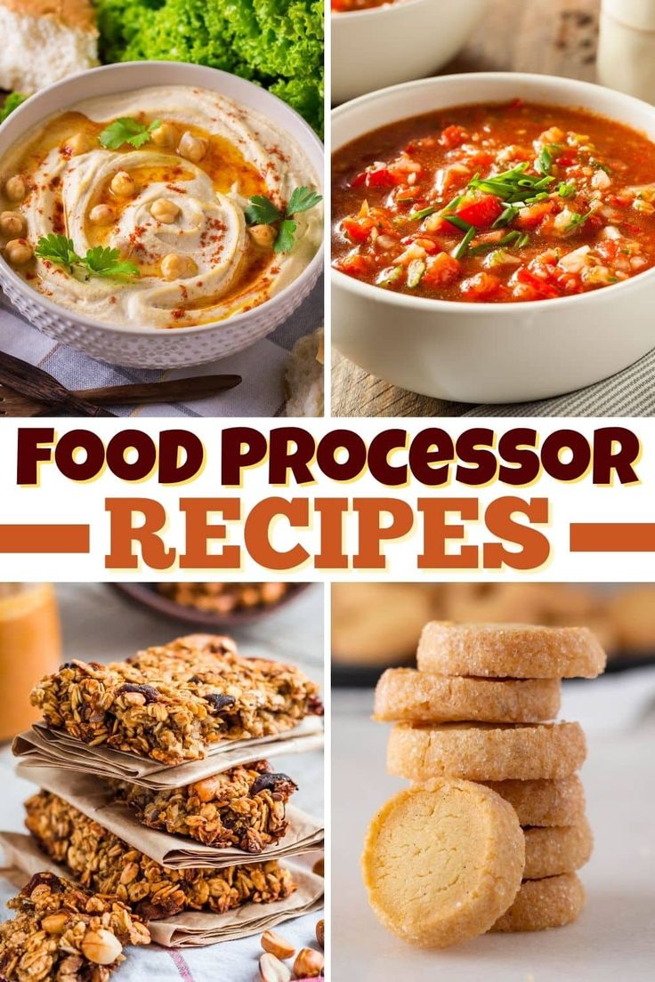 food processor recipes that are easy to make, delicious and quick to eat for the whole family