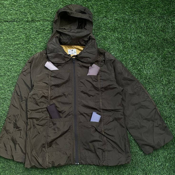 Hai Sporting Gear by Issey Miyake Multipocket Survival Jacket Used Good Condition MEASUREMENT : Tag Size: M Armpit to armpit: 21 inch (53 CM) Shoulder to bottom hem: 26 inch (66 CM) PLEASE CHECK ACTUAL SIZE CAREFULLY, NO RETURNS OR COMPLAIN FOR WRONG SIZE ACTUAL ●All Measurements were been measured flat on the floor. ●Please don't expect this item condition is 100% like new unless I have mention it. ●Please Dont worry about Custom tax fees during Shipping because I always declared all items as a Survival Jacket, Sports Gear, Issey Miyake, Gender Neutral, Jackets & Coats, Like New, Adult Outfits, Indonesia, Sports