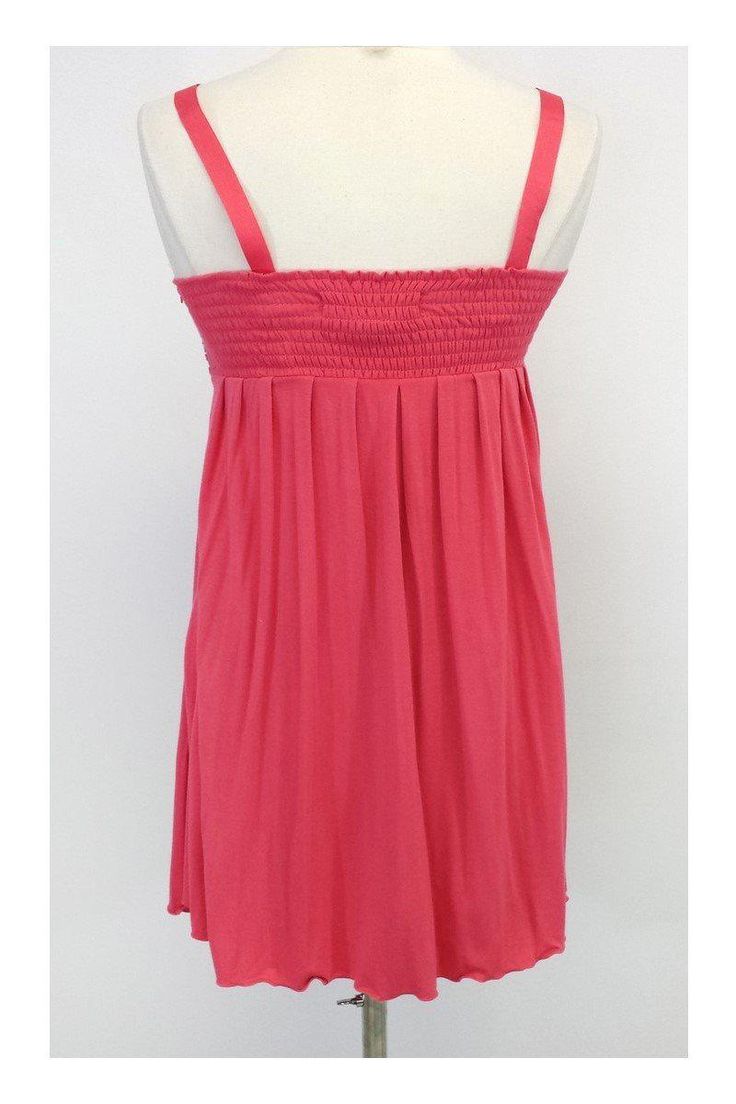 Size S Pink Baby Doll Dress Body 94% Rayon 6% Spandex Concealed side zip Brushed elastic back panel Knotted bust Flowy skirt Tiered hem Has original tags Underarm to underarm 15" Roomy waist and hips Total length 37" Stretch Solid Lined Dress, Fitted Sleeveless Dress With Elastic Back, Spaghetti Strap Dresses With Elastic Back, Beach Mini Dress With Smocked Back And Stretch, Spring Dresses With Elastic Back And Stretch, Fitted Knee-length Sundress With Smocked Back, Pink Dress With Gathered Waist For Daywear, Pink Sleeveless Dress With Gathered Waist, Fitted Summer Dress With Elastic Back