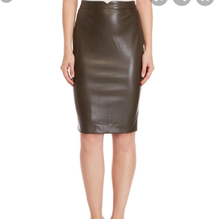 New W/Tags Philosophy Faux Leather Pencil Skirt. Buttery Soft Olive Khaki/Grayish (Depends On The Lighting) Color. Never Worn. Elegant Knee-length Faux Leather Pencil Skirt, Elegant Faux Leather Bottoms, Chic Faux Leather Pencil Skirt For Formal Occasions, Elegant Formal Faux Leather Pencil Skirt, Elegant Faux Leather Pencil Skirt For Office, Elegant Faux Leather Pencil Skirt For Work, Elegant Faux Leather Skirt For Workwear, Elegant Faux Leather Skirt For Work, Elegant Formal Faux Leather Skirt