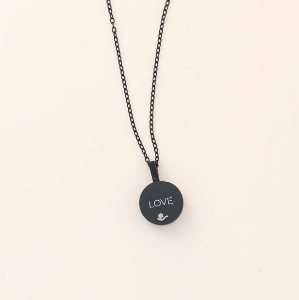 Introducing our Nightfall Necklace in Black Matte – a masterpiece that seamlessly fuses celestial allure with modern elegance. Meticulously crafted, this pendant boasts a sleek black matte finish, creating a mesmerizing backdrop for the 10mm moon image from the special date of your choosing. More than just an accessory, the Nightfall necklace is a symbol of mystery and refinement. The deep, matte black surface adds a touch of sophistication, while the moon pendant brings a sense of celestial enc Minimalist Black Matte Finish Jewelry, Minimalist Matte Finish Jewelry Gift, Black Matte Finish Jewelry Gift, Minimalist Matte Black Jewelry For Gifts, Modern Matte Black Jewelry As A Gift, Modern Matte Black Jewelry For Gifts, Modern Matte Black Jewelry As Gift, Minimalist Matte Black Jewelry Gift, Black Necklace With Round Pendant