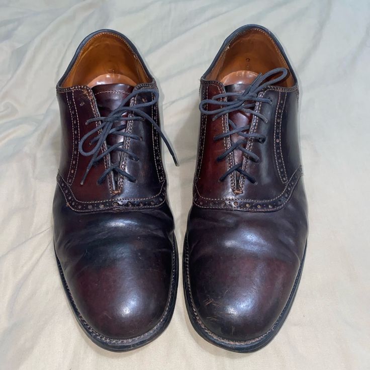 Pre-Owned But In Great Condition Go For Above $400 Brand New Jest Need A Polish And Good To Go Alden Shoes, Dress Shoes Mens, Saddle, Derby, Dress Shoes Men, Shoes Mens, Men's Shoes, Dress Shoes, Oxford