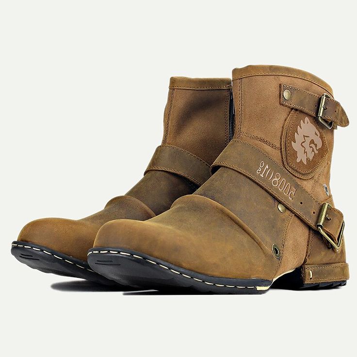 Category:Boots; Upper Materials:Leather,Italian Full-Grain Cowhide; Lining Materials:Leather; Gender:Men's; Toe Shape:Round Toe; Outsole Materials:Rubber; Closure Type:Zipper; Function:Warm,Comfortable,Slip Resistant; Listing Date:08/19/2024; 2024 Trends:Retro,Biker boots Mens Boots Online, Cheap Ankle Boots, Leather Motorcycle Boots, Men’s Boots, 2024 Trends, Mens Shoes Boots, Biker Boots, Motorcycle Boots, Outdoor Adventures