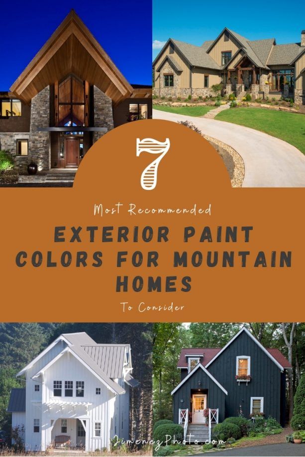 the exterior paint colors for mountain homes