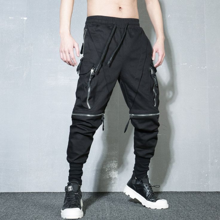 A stylish clothing that is hip hop and punk. It is fashionable, stylish, and it will look great on anyone who wears it. Do you wanahavit? Baggy Punk Bottoms For Concert, Casual Bottoms For Fall Concert, Punk Style Black Bottoms With Zip Fly, Black Punk Bottoms With Zip Fly, Edgy Baggy Bottoms For Concert, Black Casual Cargo Pants For Streetwear, Alternative Streetwear Bottoms With Zip Fly, Punk Style Baggy Pants For Concerts, Hip Hop Fitted Bottoms For Streetwear