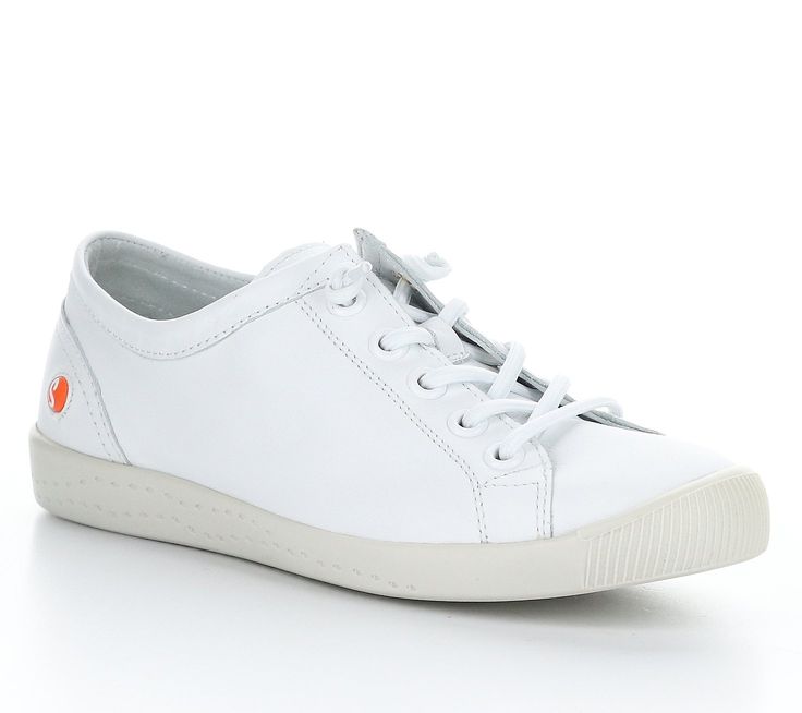 For a casual feel and a chic look, slip into these leather sneakers to give your every-day 'fits a little refresh. From Softinos. White Walking Shoes With Rubber Sole For Everyday Use, Everyday White Walking Shoes With Rubber Sole, Sporty Slip-on Sneakers With Contrast Sole For Everyday, Sporty Everyday Slip-on Sneakers With Contrast Sole, Sporty Slip-on Sneakers With Contrast Sole, Spring Sneakers With Leather Sole For Everyday, Everyday Low-top Walking Shoes With White Sole, Everyday Spring Sneakers With Leather Sole, Everyday White Low-top Walking Shoes