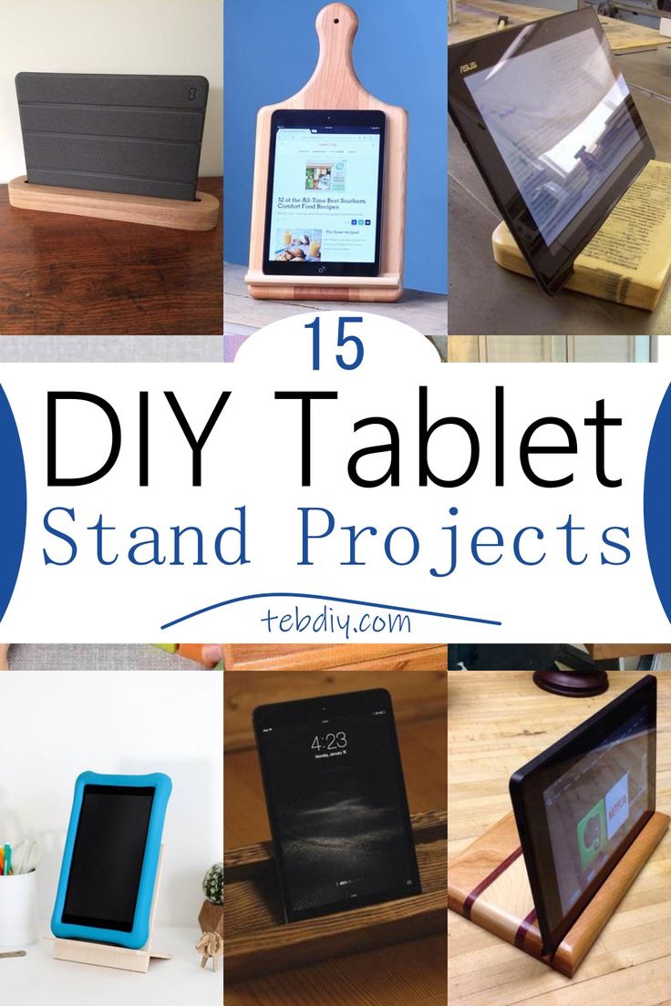 15 diy tablet stand projects