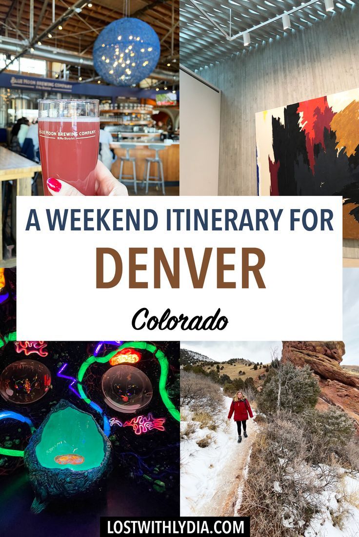 a weekend itinerary for denver colorado