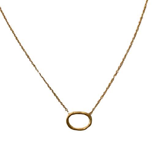 This unique handmade Circle of Life necklace contains one circular shaped pendent with a hammer design. The necklace is easy to put on and take off and has two lengths at 16" or 18" and the symbol signifies the circle of life as a symbolic representation of birth, survival and death. The constant circle of our lives. Material: 24kt gold vermeil (.925 sterling silver base) Hammer Design, Symbolic Representation, Oval Necklace, Geometric Necklace, Circle Of Life, 24kt Gold, Circle Necklace, High Quality Jewelry, Gold Vermeil