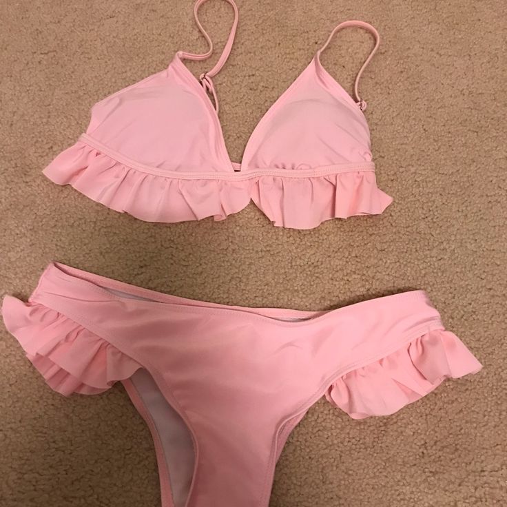 Brand New Never Worn. River Mermaid, Goal Aesthetic, Pretty Swimsuits, Pink Closet, Pink Bathing Suits, Cute Bathing Suits, Pink Swimsuit, Cute Swimsuits, Cute Sets