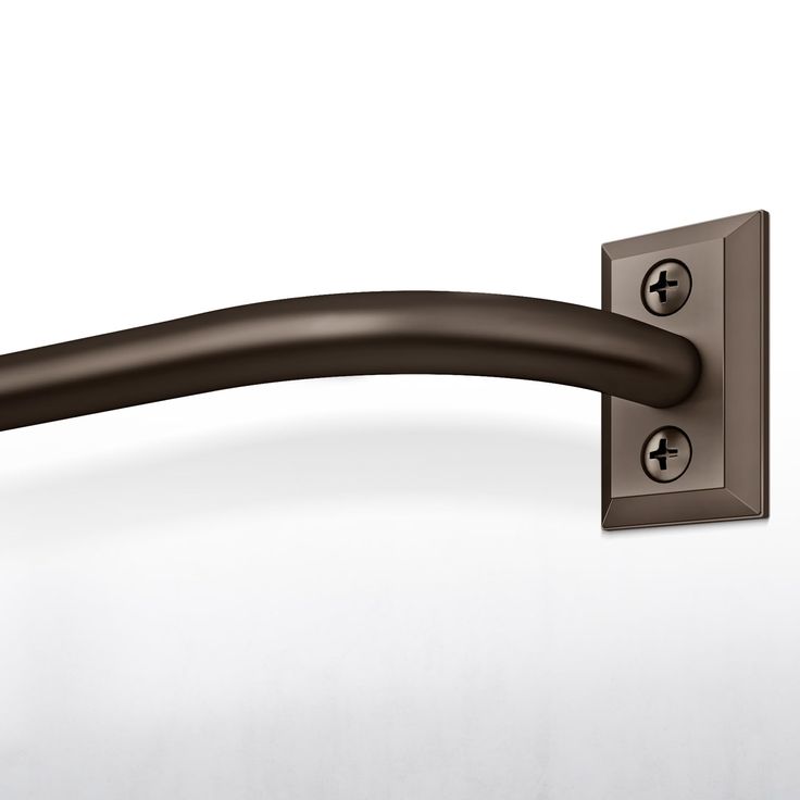 a close up of a metal handle on a white surface