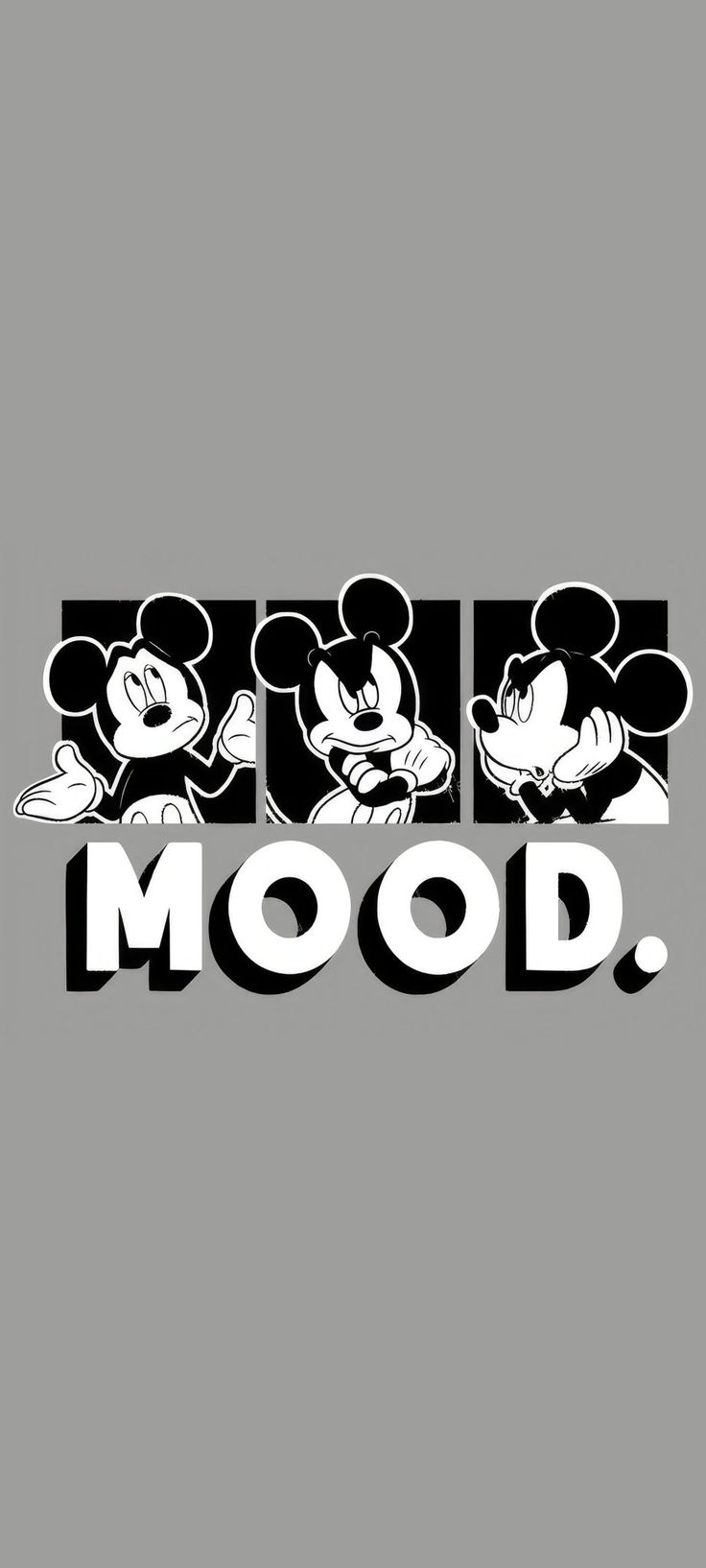 an image of mickey mouse with the word mood