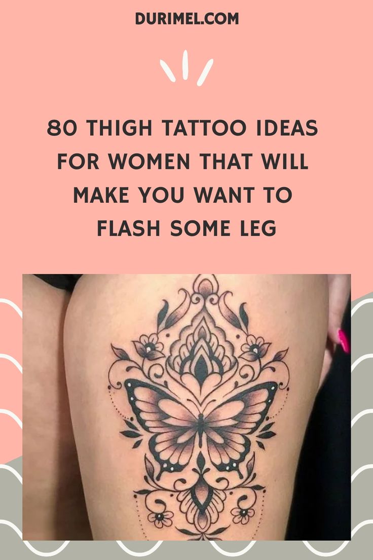 Explore stunning thigh tattoo ideas for women in this collection featuring feminine and edgy designs that will inspire your next ink session. From intricate floral patterns to bold geometric shapes, these tattoos are sure to stand out on your legs. Whether you're looking for a small ankle tattoo or a full thigh piece, there's something here for every style. Browse through 80 unique tattoo ideas and start planning your next tattoo adventure today. Feather Tattoo Thigh Women, Top Of Thigh Tattoo Women, Thick Thigh Tattoo Women, Geometric Thigh Tattoo Women, Ladies Thigh Tattoo Ideas, Tattoo Ideas For Legs For Women, Woman Thigh Tattoo Ideas, Womens Thigh Tattoo Ideas, Feminine Thigh Tattoos Women