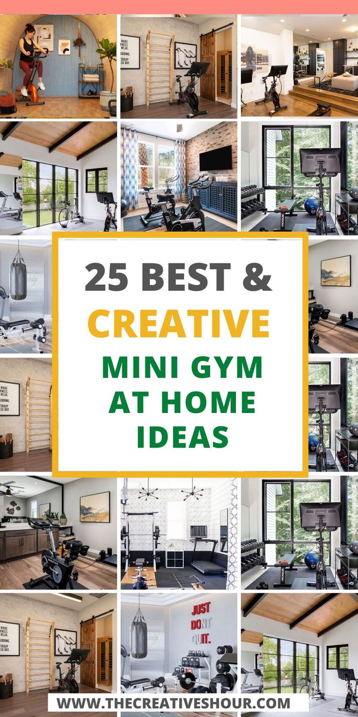 the 25 best and creative gym at home ideas