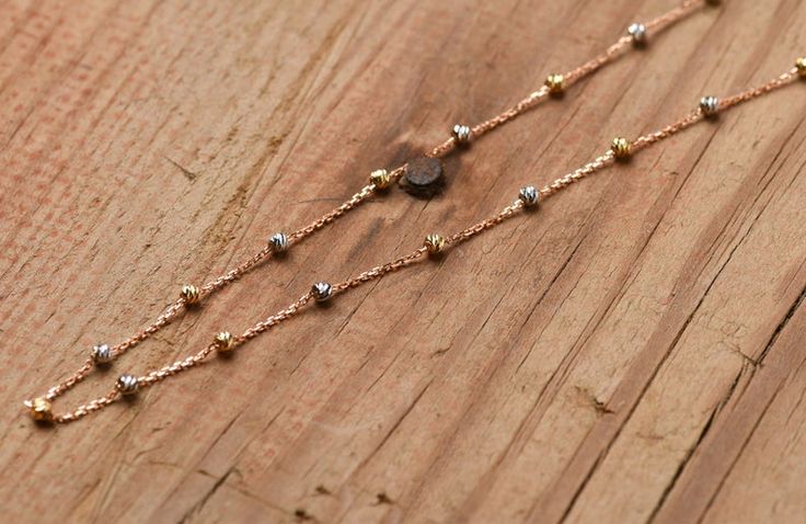 14k Solid Gold Bead Chain Necklace Gold Beaded Necklace | Etsy Neck Locket, Gold Ball Necklace, Personalized Gold Jewelry, Dainty Gold Chain, Bead Chain Necklace, Gold Beaded Necklace, Real Gold Chains, Chain Necklace Gold, Necklace Layered