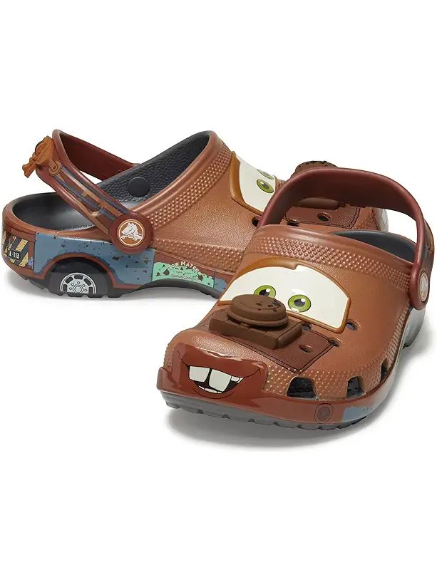 Crocs Kids Cars Mater™ Classic Clog (Little Kid/Big Kid) | Zappos.com Disney Mater, Cars Mater, Mater Cars, Tow Mater, Dr Shoes, Crocs Classic Clogs, Disney Pixar Cars, Cars Movie, Pixar Cars