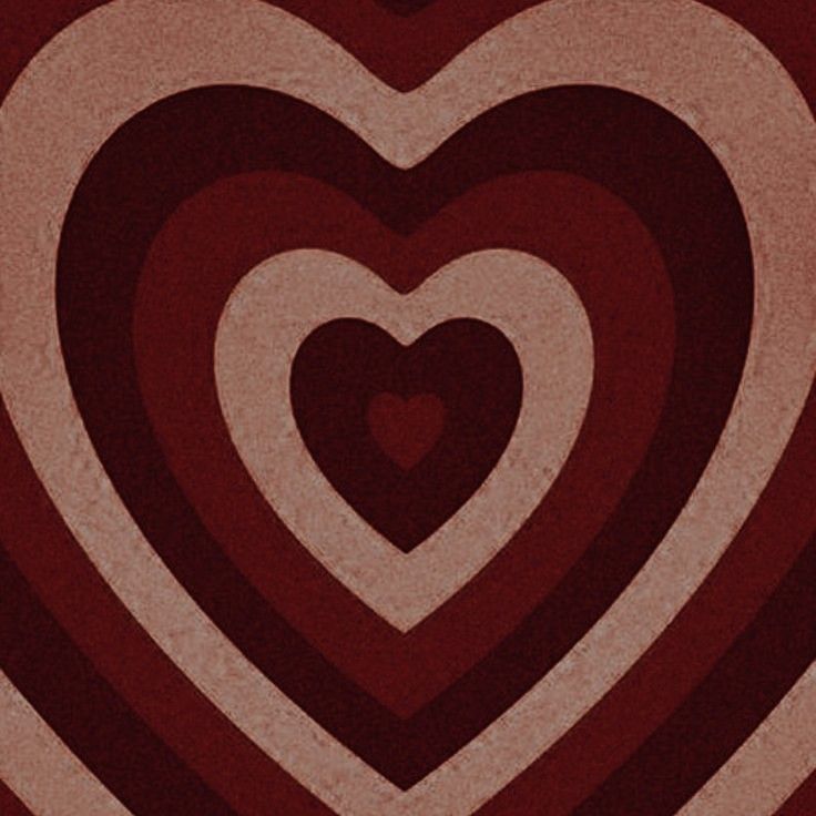 two hearts are in the middle of an abstract pattern