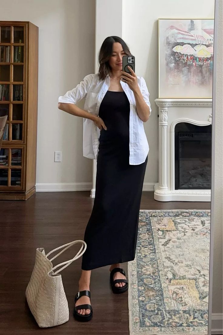 Knit Tank Dress curated on LTK Maternity Brunch Outfit Summer, Cool Maternity Outfits Summer, Maternity Office Outfits Summer, Pregnancy Chic Outfits, Summer Outfits Maternity, Pregnant Street Style Summer, Pregnant Fashion Summer, Maternity Athleisure Outfits, Summer Pregnancy Outfits Dresses