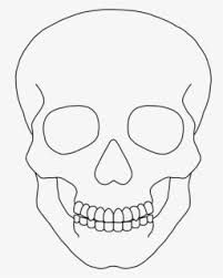 a drawing of a skull with one eye open