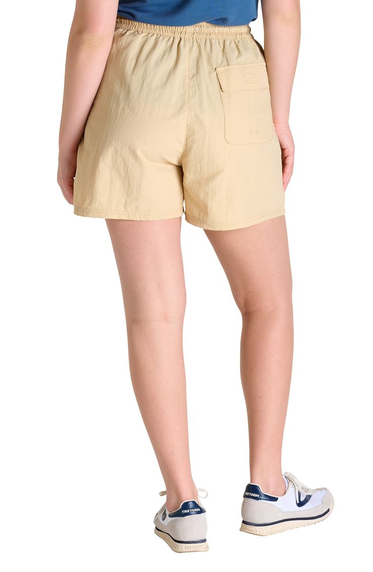 Adventure from trail to river and back in these lightweight shorts with a water-shedding finish and roomy pockets to stash all your hiking treats. Elastic/drawstring waist Front slant bellows and zip pockets; back hook-and-loop flap-patch pocket with drainage grommets PFC-free durable water-repellent (DWR) finish 100% recycled nylon Machine wash, tumble dry Imported PFC-free, durable water-repellent coating is free of per- and poly-fluorinated chemicals, some of which can be harmful to the envir Summer Cargo Shorts With Built-in Shorts For Outdoor Activities, Athletic Shorts With Functional Drawstring For Outdoor Activities, Summer Outdoor Bottoms With Side Pockets, Outdoor Athletic Shorts With Elastic Waistband, Athletic Shorts With Elastic Waistband For Outdoor Activities, Nylon Shorts With Functional Drawstring For Outdoor Activities, Lightweight Nylon Shorts For Outdoor, Summer Outdoor Cargo Shorts With Elastic Waistband, Functional Drawstring Nylon Shorts For Outdoor Activities