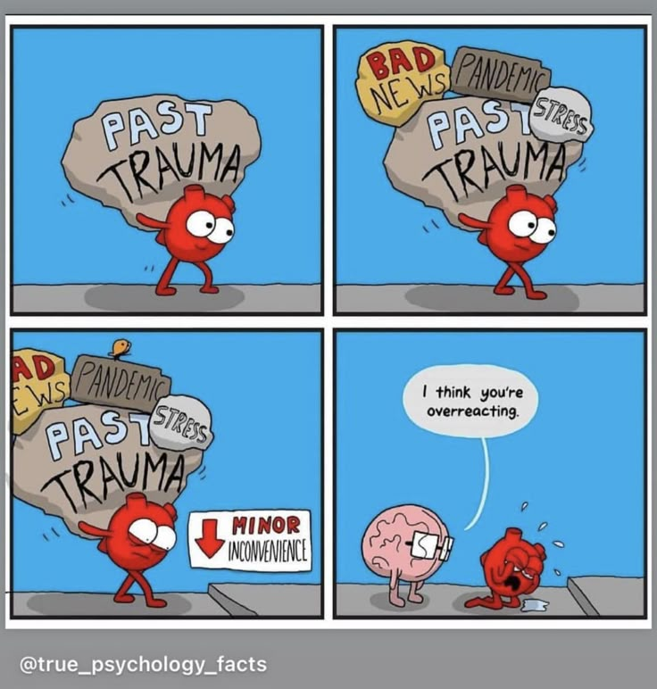 a comic strip with an image of a brain and the caption that says, bad news