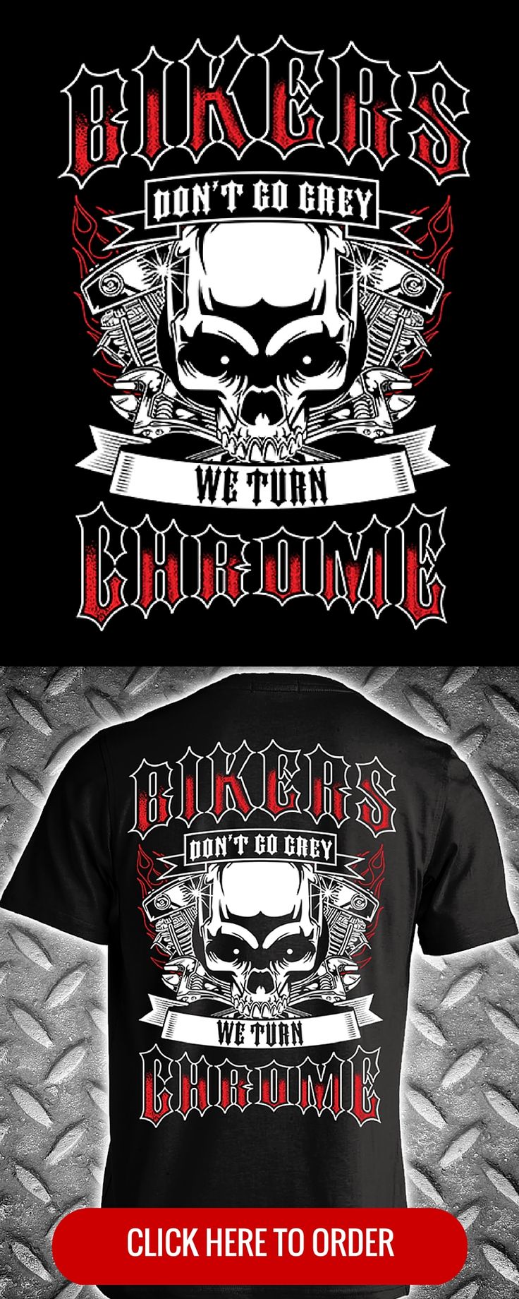 two t - shirts with the words bikers on them