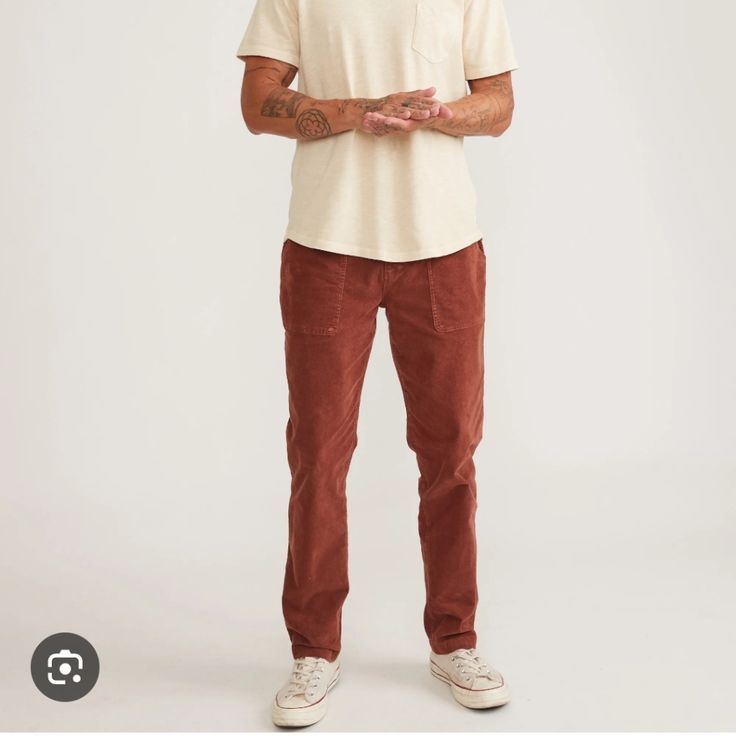 Nwt Smoke Free Fast Shipping Bundle To Save Color: Henna Size: 33 Holiday 2023 Style: 16306 97% Cotton/3% Spandex L 10/9/24 Casual Corduroy Bottoms With Welt Pockets, Casual Corduroy Pants With Welt Pockets, Corduroy Pant, Marine Layer, Corduroy Pants, Mens Pants, Henna, Man Shop, Spandex