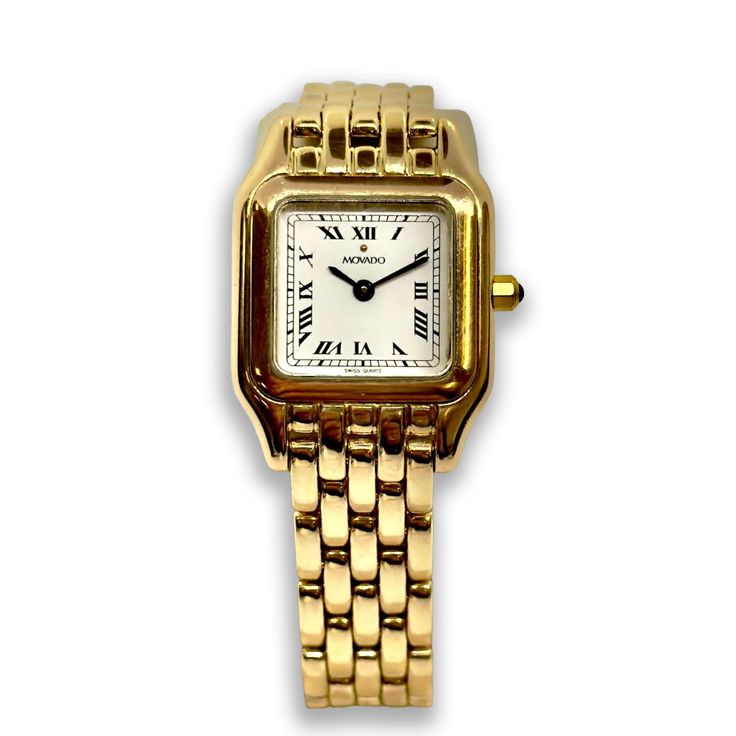 Pre-Owned Omega Watch Pre-Owned Movado 14k Yellow Gold Panther 29 Classic Yellow Gold Diamond Watch With Round Dial, Luxury 14k Gold Watch For Formal Occasions, Yellow Gold Watch With Round Dial For Evening, Classic Yellow Gold Watches For Formal Occasions, Luxury 14k Yellow Gold Watch, Classic 14k Yellow Gold Watch, Classic Yellow Gold Diamond Watch For Evening, Formal Yellow Gold Diamond Watch With Rectangular Dial, Formal Yellow Gold Watch Accessories With Rectangular Dial