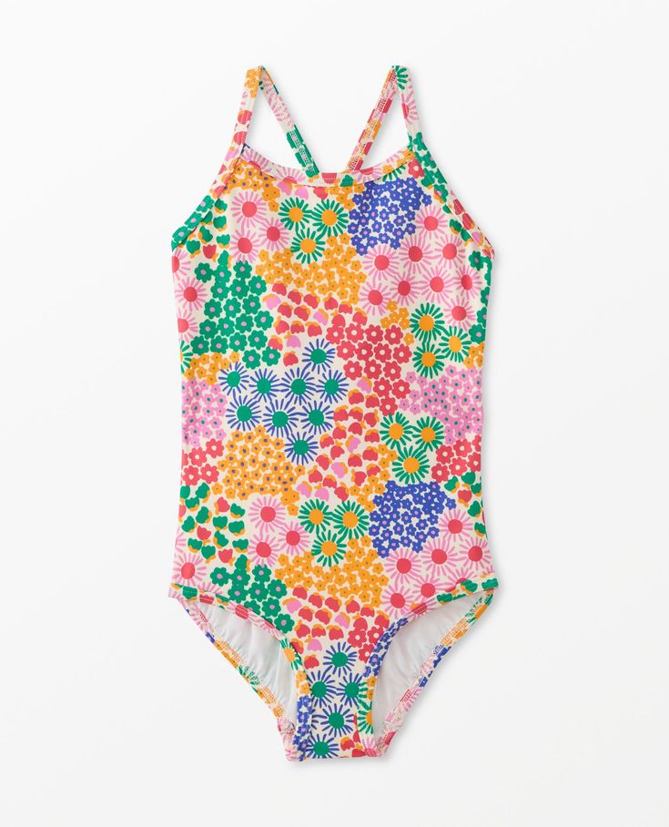 Print One Piece Swimsuit Bow Swimsuit, Crafts From Recycled Materials, Hanna Andersson, Skin Protection, One Piece Swimsuit, Uv Protection, Sensitive Skin, Summer Fashion